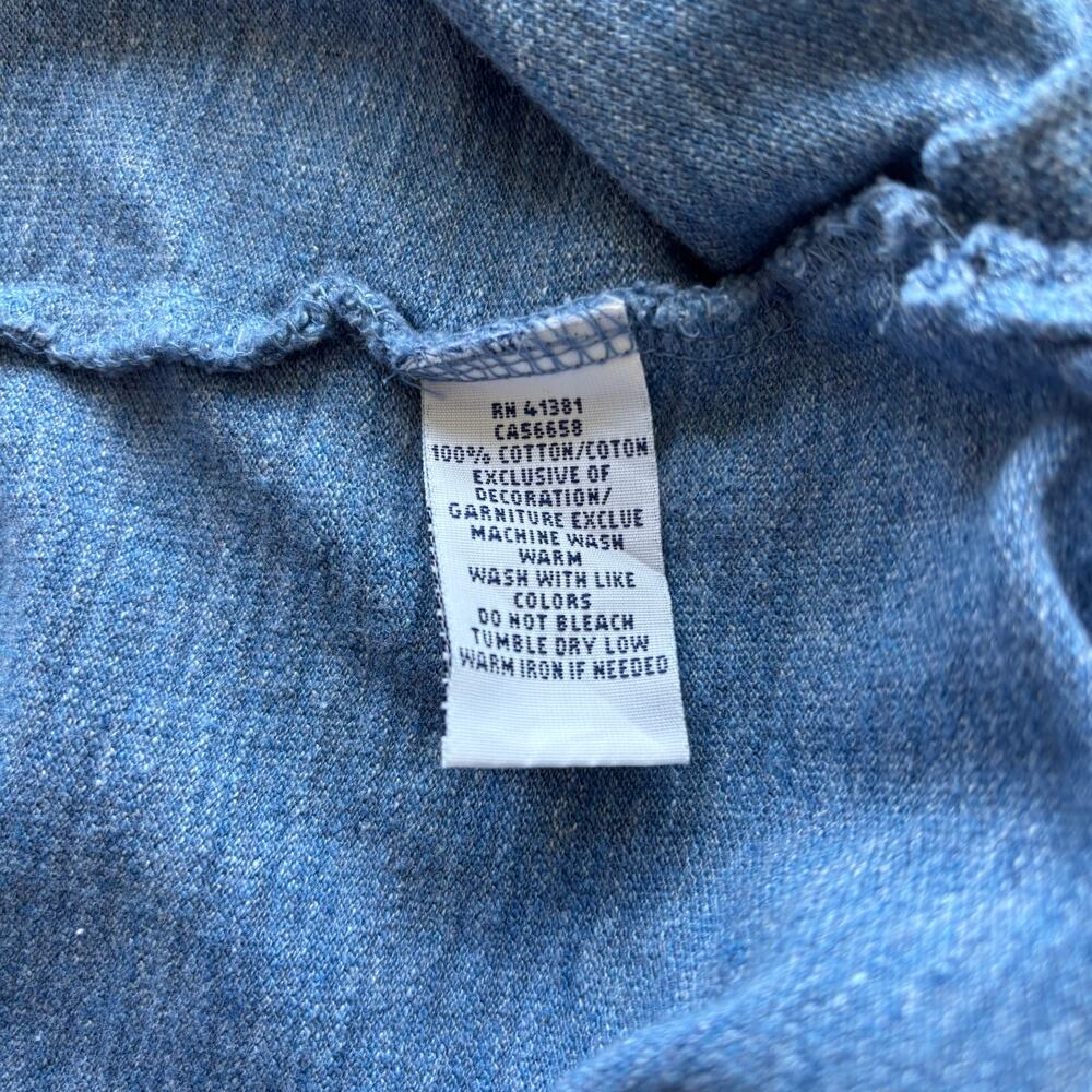 Ralph Lauren Polo Shirt Mens L Blue Classic Fit Pony Logo Cotton Short Sleeve - Picture 10 of 10